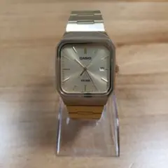 CASIO MQ-518 腕時計 ゴールド デイデイト 稼働品 - メルカリ