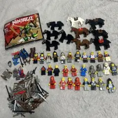 【正規品】LEGO Ninjago 武士ミニフィグと馬　武器　パーツ