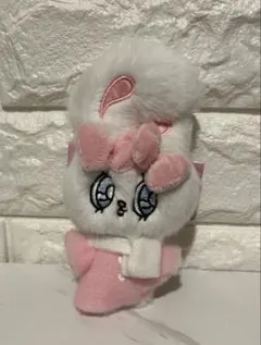 エスターバニー　ホリデーマフラーマスコット　クリームバニー