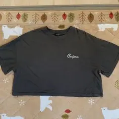 CONFORM クロップド Tシャツ ダークグレー