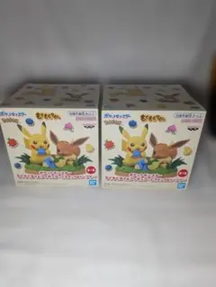 ポケットモンスター もぐもぐタイム ＊ピカチュウ&イーブイフィギュア