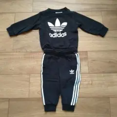 adidas トレーナー・パンツセット サイズ80 ブラック
