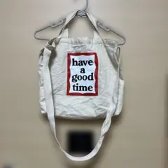 have a good time トートバッグ ベージュ