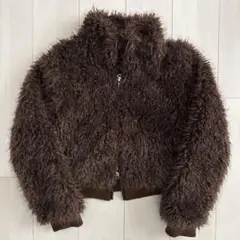 emmy ファーアウター ブラウン