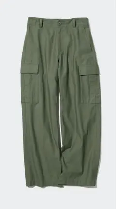 UNIQLO ワイドストレートカーゴパンツ　お値下げ！