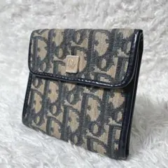 美品　クリスチャンディオール　トロッター　二つ折り財布