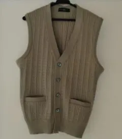 ニットベスト ボタン