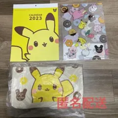 ポケモン　ミスド福袋　2023 カレンダー　クリアファイル　トートバッグセット！