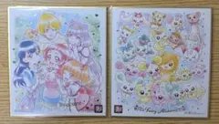 プリキュア色紙2点セット(バラ売りも可)