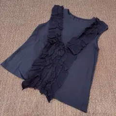 GU フリルカットソー