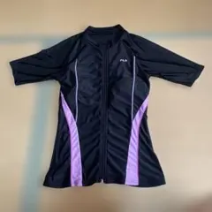 FILA フィラ セパレート水着 ブラック×パープル