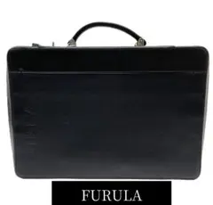 FURLA ビジネスバッグ レザー ブラックのサムネイル