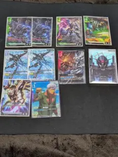 ガンダムカードゲーム　LR 8枚＋SP＋戦技　まとめ売り