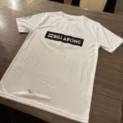 BILLABONG ホワイト ラッシュガードTシャツ