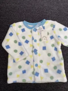 フリース ベビーパジャマ 上のみ　80 新品未使用タグ付き