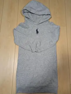 POLO ラルフローレン 6Y　フードパーカー ワンピース 長袖