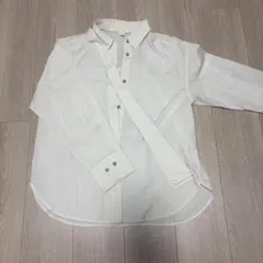 GU 長袖シャツ ホワイト Sサイズ