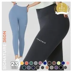 【美品】Xexymix ゼクシィミックス ヨガレギンス M シェード•ネイビー