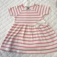 Petit Bateau ワンピース 12m/74cm