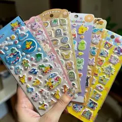 【正規品】公式☆ポケモン マシュマロシール　6シートセット☆