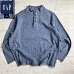 GAP ギャップ ハーフボタン スウェット トレーナー