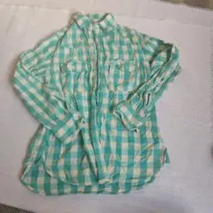 DENIM&DUNGAREE 長袖シャツ 14 チェック　新品