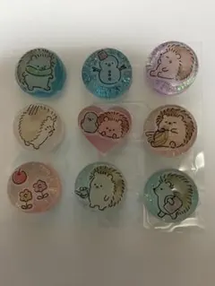 ハリネズミ ステッカーセット 9個入り