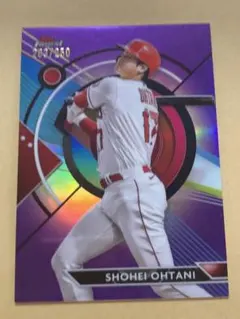 激レア topps finest 大谷翔平 99シリ 緑ラヴァカードMVP候補 - メルカリ