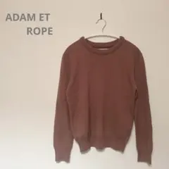 ADAM ET ROPE 長袖ニット　セーター　ブラウン