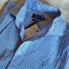 新品タグ付　Polo Ralph Lauren コットンストライプ シャツ