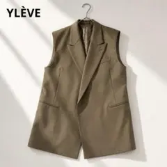 1134美品✨ イレーヴ ウールギャバジン ノースリーブジャケット 定価8万 1134美品✨ イレーヴ ウールギャバジン ノースリーブジャケット 定価8