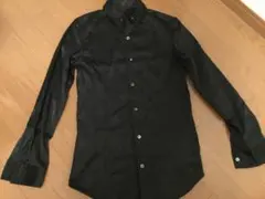 黒の光沢長袖シャツ　トルネードマート
