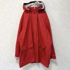 マウンテンパーカー レインコート フード 赤 防水 大きいサイズ LL 2XL