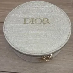 Dior ミラー付きバニティポーチ ゴールド