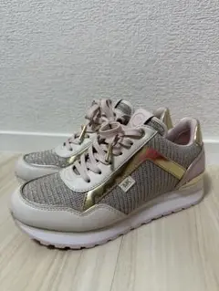 MK MICHAEL KORS ピンク ゴールド スニーカーのサムネイル