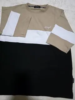 ✩KANGOL ✩カラーブロック Tシャツ Mサイズ✩中古品✩