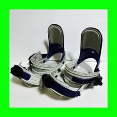 MLサイズ スノーボードビンディング ホワイト/ネイビー