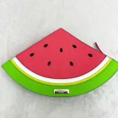 【美品】Kate Spade ケイトスペード クラッチバック スイカ