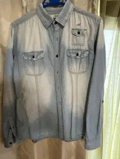 ルパート　R.P.T. コットンデニムシャツ XL ライトブルー
