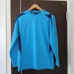 Umbro 水色 長袖シャツ・Mサイズ