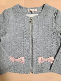 リボン付きライトブルージャケット