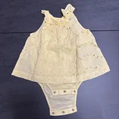 babyGap イエローフリルドレス 6-12ヶ月