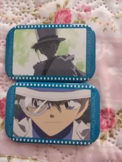 名探偵コナン キッド・ザ・ファントム・ thief ピンバッジ 2個セット