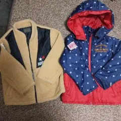 DADDY OH DADDY フード付き中綿コート