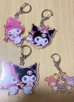 マイメロ クロミ アクリルキーホルダー