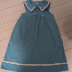 après les cours 水色 ノースリーブワンピース 130cm 新品