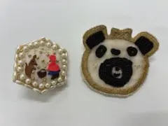 ☆フランシュリッペ☆ブローチ☆2個セット☆