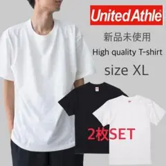 新品 ユナイテッドアスレ 5.6 ハイクオリティー Tシャツ 白黒 2枚 XL
