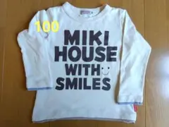 ミキハウス　 100 長袖カットソー