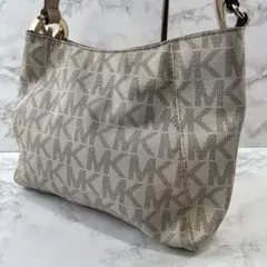 MICHAEL KORS マイケルコース ロゴ総柄PVCレザーショルダーバッグ